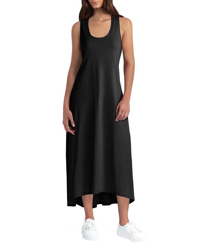 H Halston Women's Back Detail Sleeveless Dress - Macy's