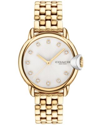 Coach women's clearance stainless steel watch