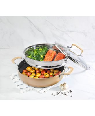 Granite Stone Diamond - 3-Pc. 5.5-Qt. Nonstick Multi-Purpose Pan Set