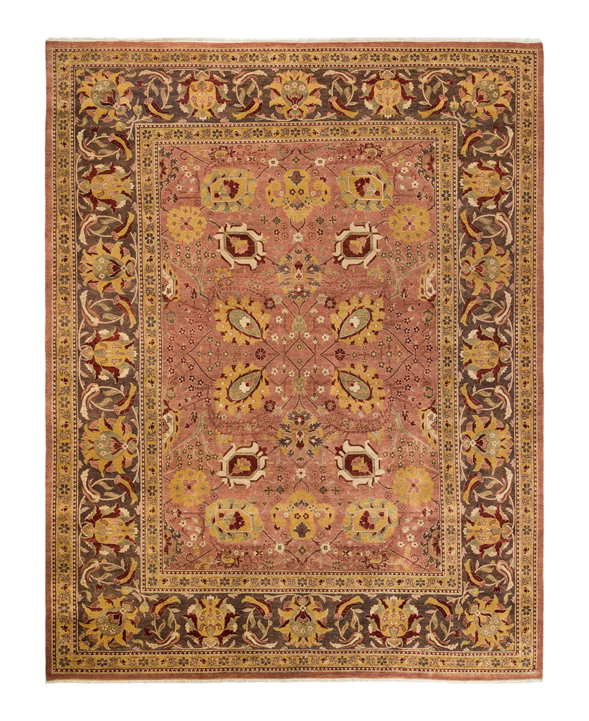 Closeout! Adorn Hand Woven Rugs Eclectic M1749 9'3in x 12'2in Area Rug - Pink