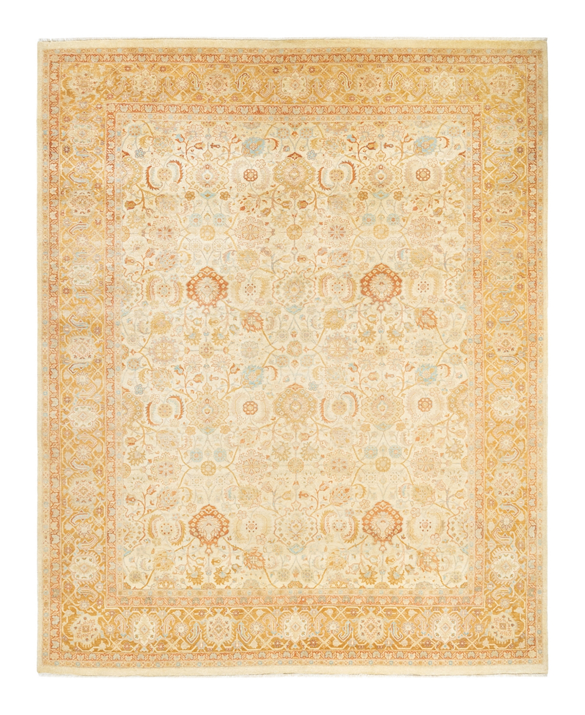 Closeout! Adorn Hand Woven Rugs Mogul M1749 8'1in x 10'2in Area Rug - Ivory