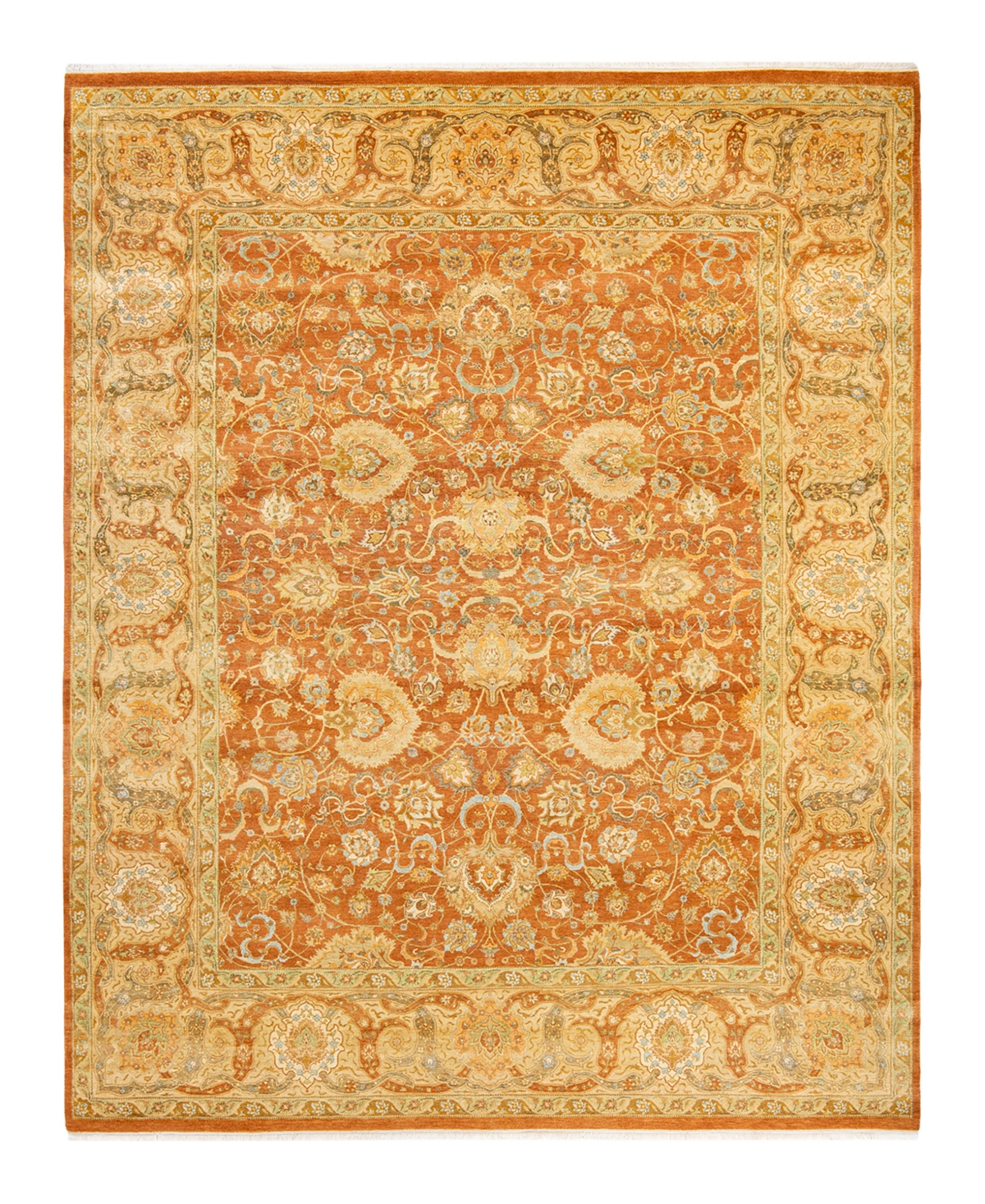 Adorn Hand Woven Rugs Mogul M1749 8'3in x 10'3in Area Rug - Orange