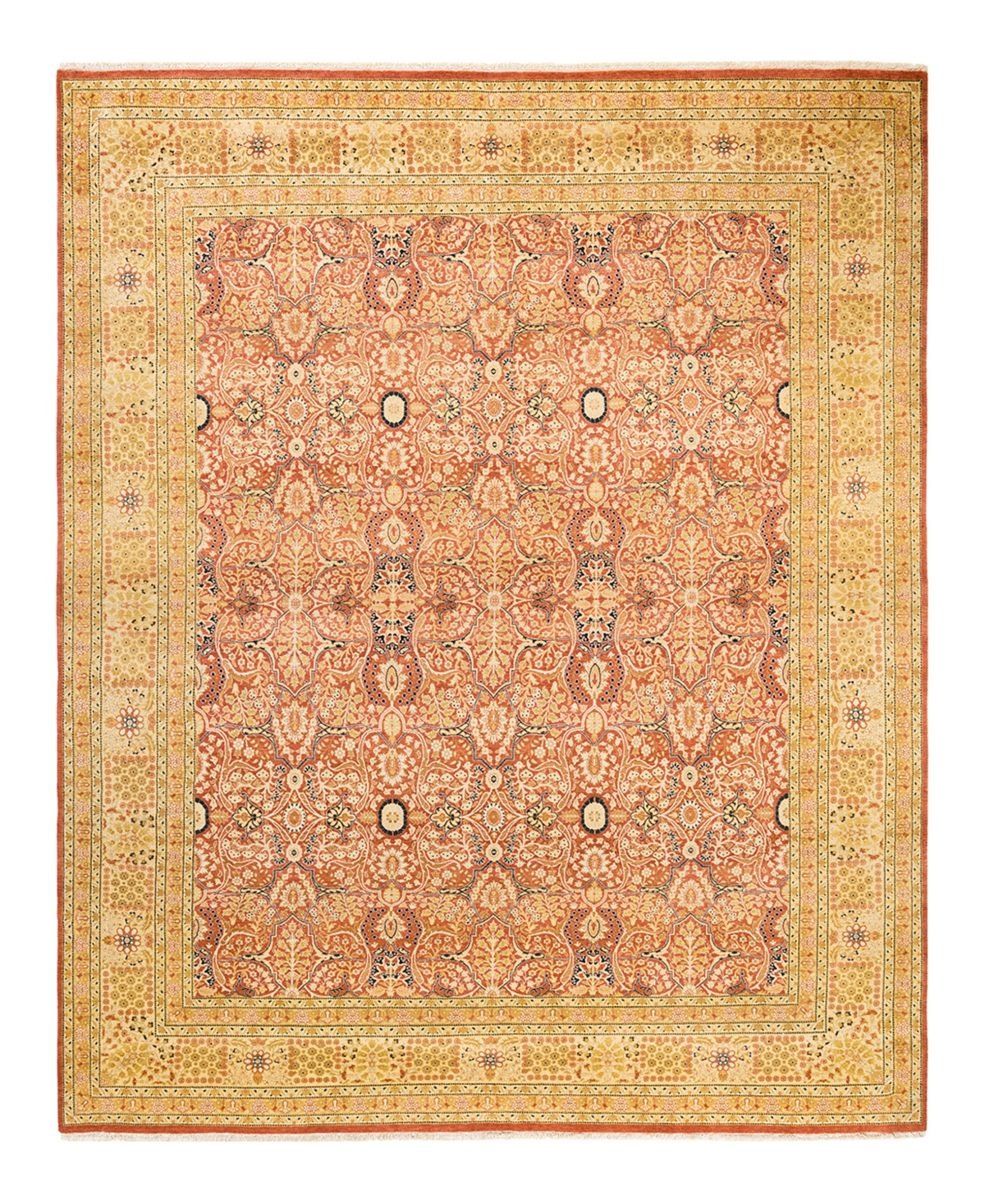 Closeout! Adorn Hand Woven Rugs Mogul M1422 8'2in x 10'1in Area Rug - Orange
