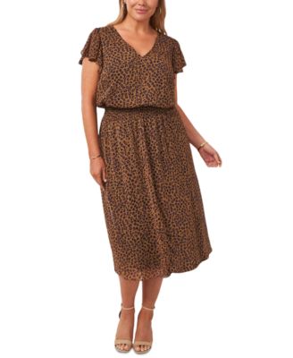 macys plus size midi dresses