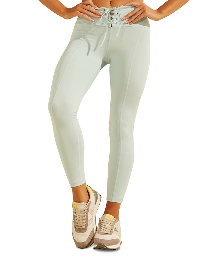 GUESS Lace-Up Leggings - Macy's