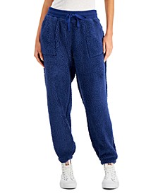 Faux-Sherpa Utility Sweatpants, Created for Macy's