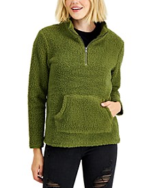 Solid Half-Zip Fleece Pullover, Created for Macy's