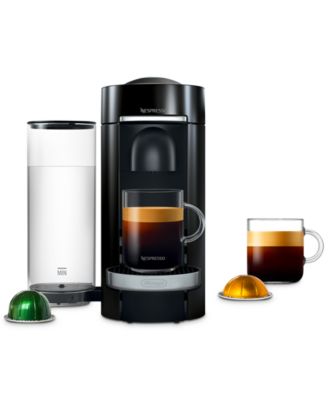 Vertuo Plus Deluxe Coffee and Espresso Machine by De'Longhi in Black
