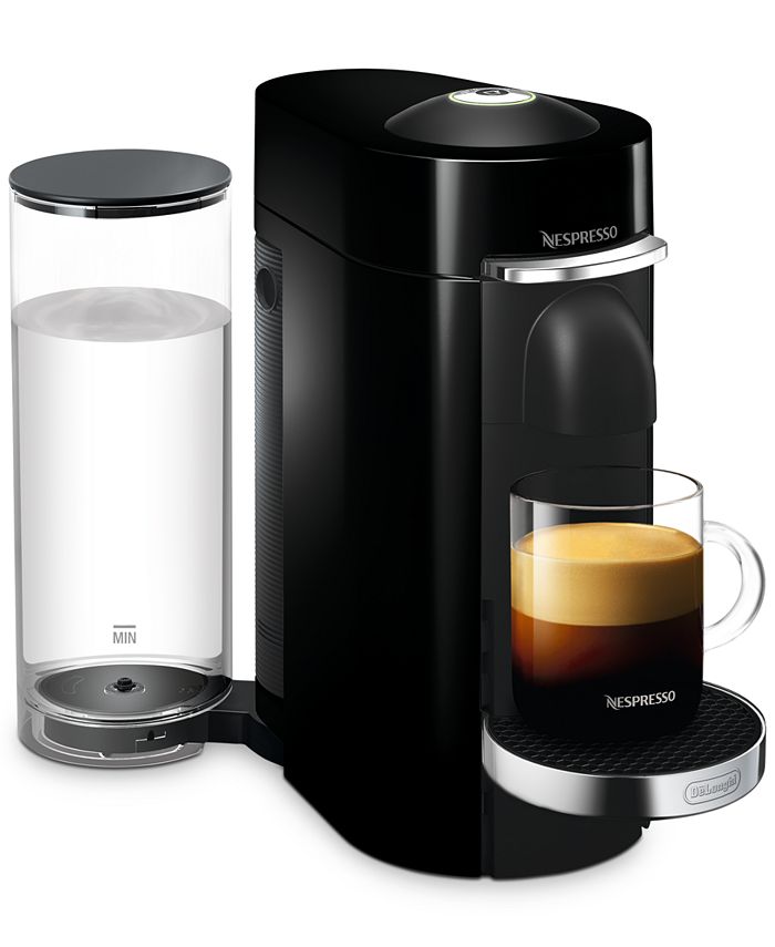 Nespresso Black VertuoPlus Deluxe Coffee and Espresso Machine by De'Longhi Macy's