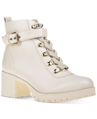 macys white combat boots