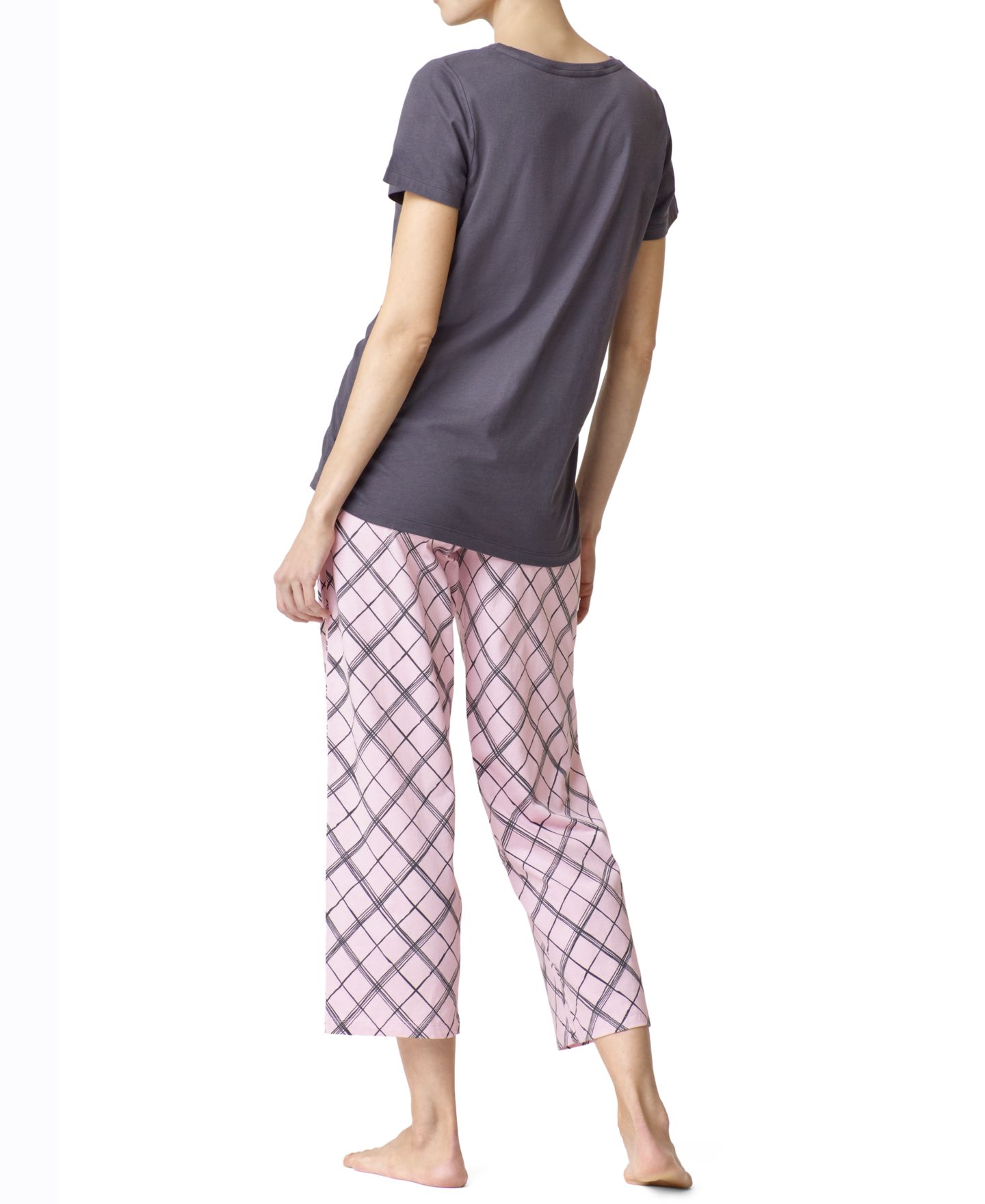 Женские брюки Hue Sleepwell Basic Tee and Pant Separates with Temperature Regulating Technology, цвет: Анималистичный — фото 8