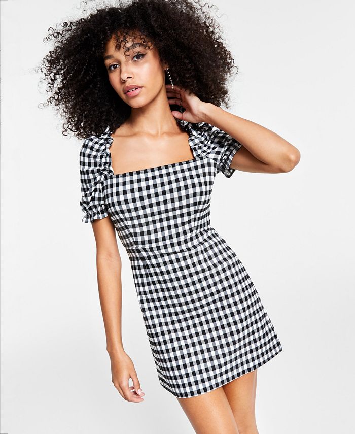 Macys gingham shop dress