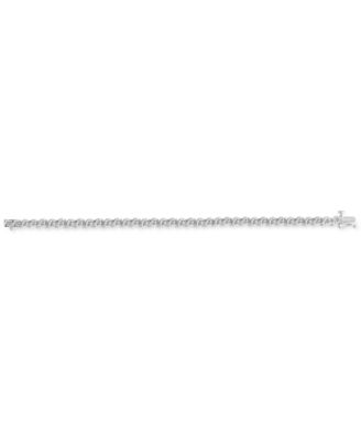 Diamond Bracelet (1/2 ct. t.w.) in Sterling Silver or Gold-Plated Sterling Silver