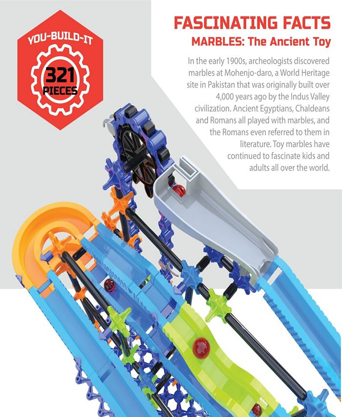 Discovery MINDBLOWN Marble Run 321 Piece Construction Set Macy's