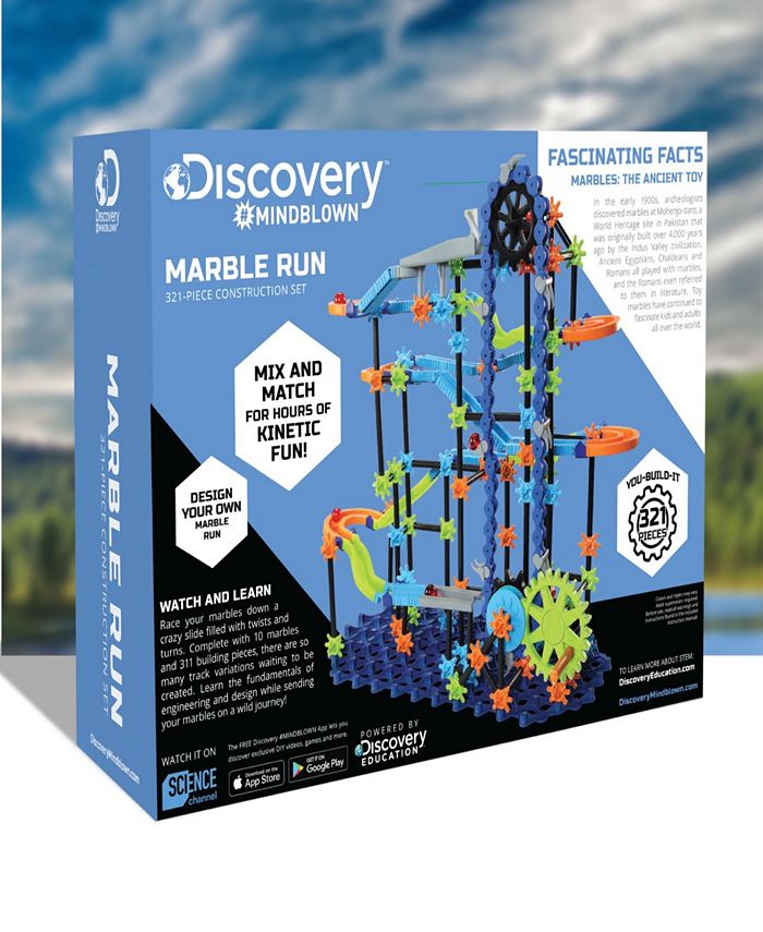 Discovery MINDBLOWN Marble Run 321 Piece Construction Set Macy's