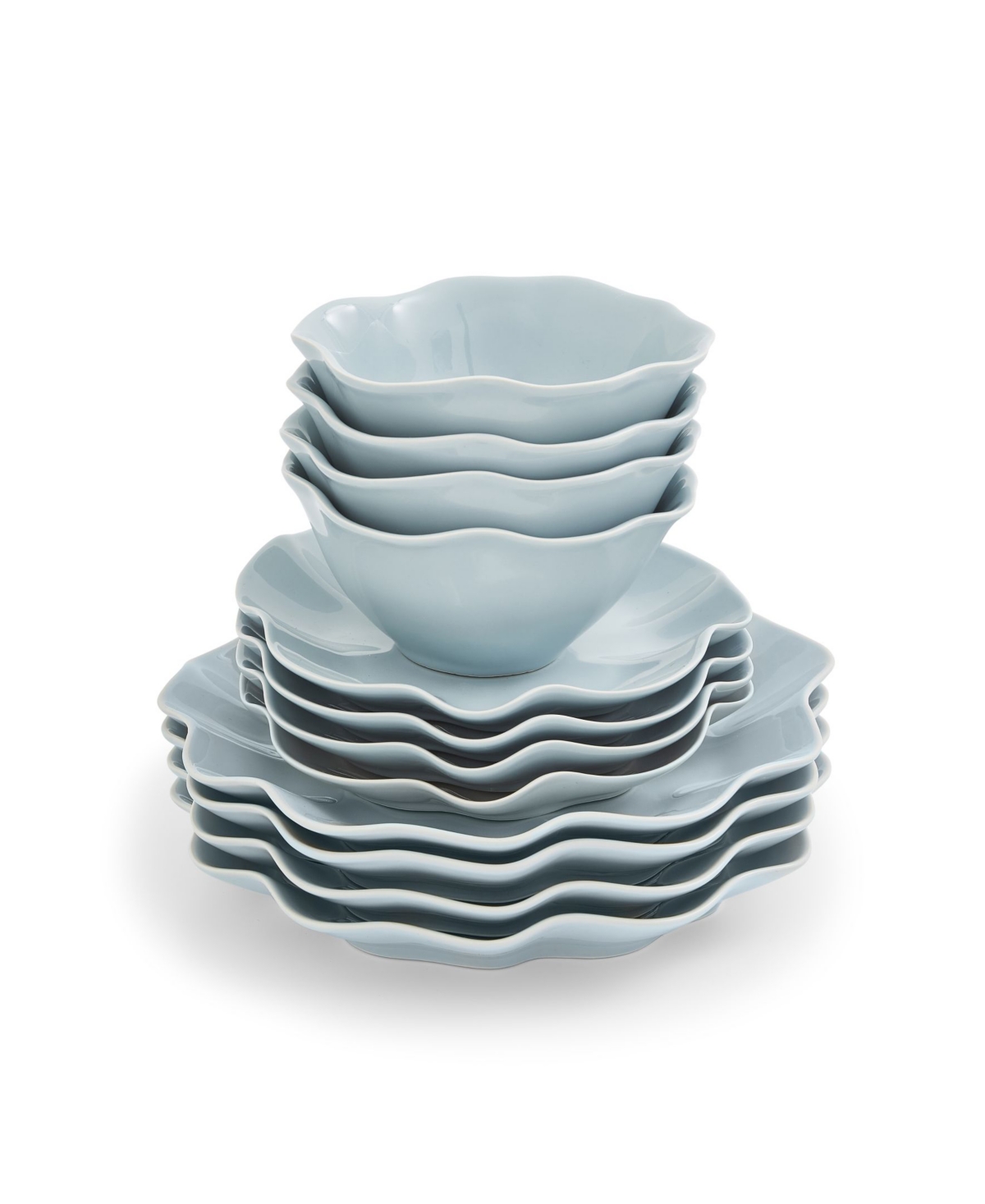 Sophie Conran Floret 12 Piece Dinnerware Set, Service for 4 - Blue