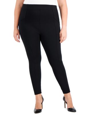 plus size ponte skinny pants