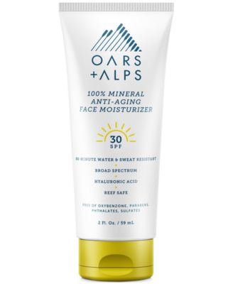 Oars + Alps - Oars + Alps 100% Mineral Anti-Aging Face Moisturizer SPF 30, 2-oz.