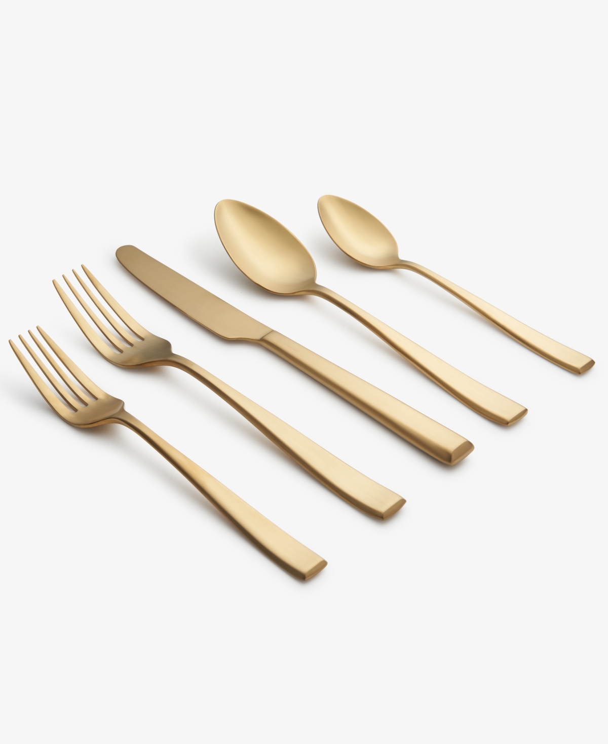 Cambridge Silversmiths Samira Satin 20-Piece Flatware Set, Service for 4 - Champagne Gold- Tone