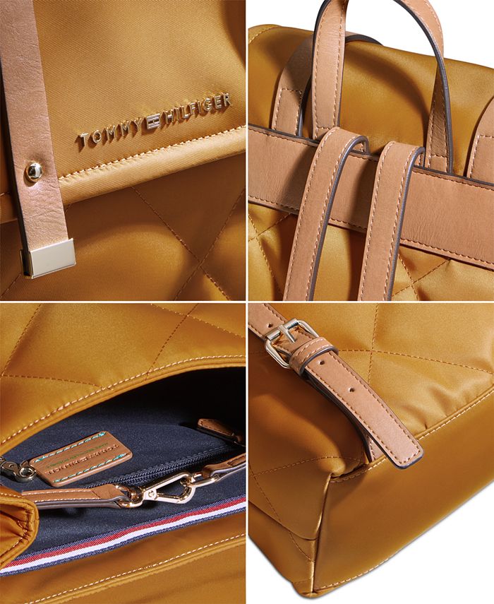 Tommy Hilfiger Amelia Nylon Flap Backpack & Reviews Handbags