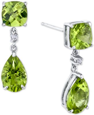 H Samuel Peridot Earrings 2024 www.alhudapk