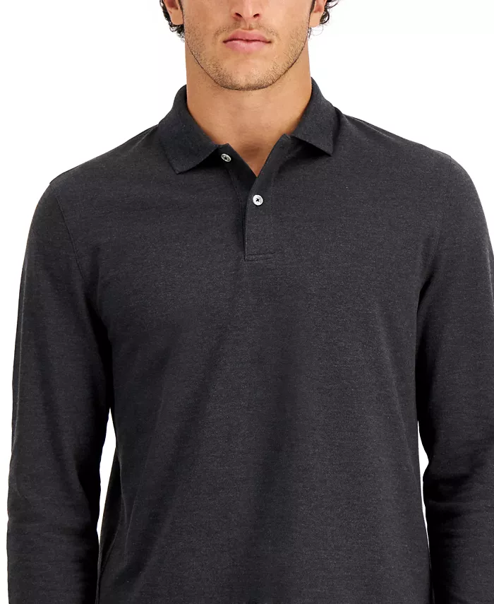 Men's Solid Stretch Polo - thumbnail 2