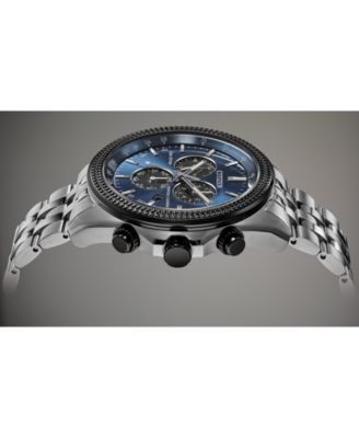 Eco-Drive Men's Chronograph Brycen Stainless Steel Bracelet Watch 44mm