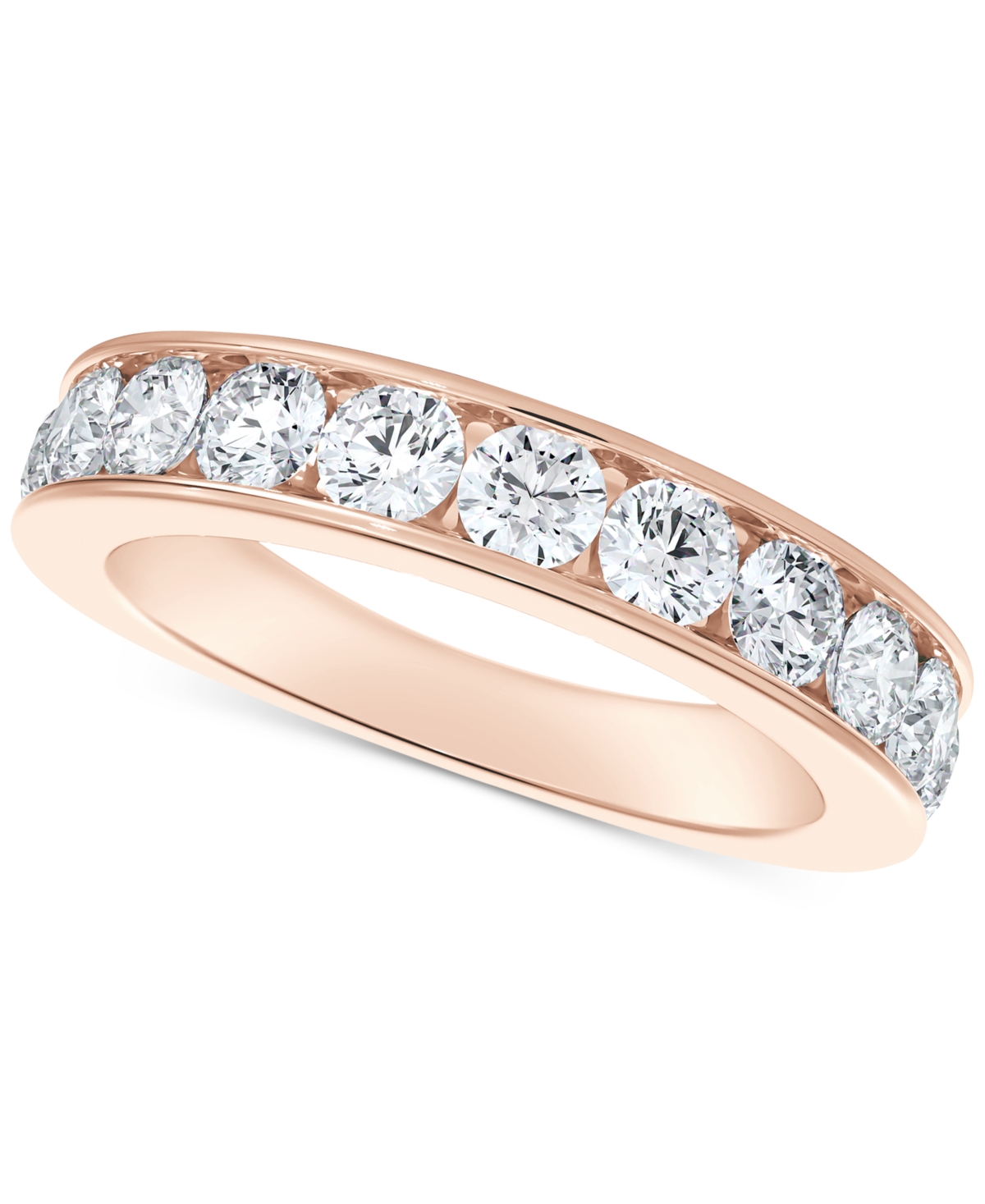 De Beers Forevermark Portfolio By  Diamond Channel Set Band (1/4 Ct. T.w.) In 14k Gold Or Rose Gold