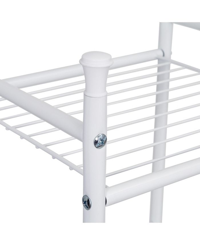Honey Can Do 6Tier White Bathroom Storage Shelving Unit Macy's