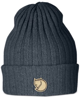 Fjällräven - Men's Byron Wool Logo Ribbed Beanie Hat