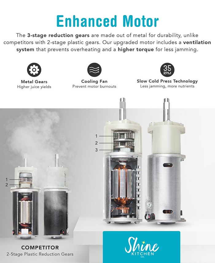 Tribest Shine Vertical Slow Juicer Macy's