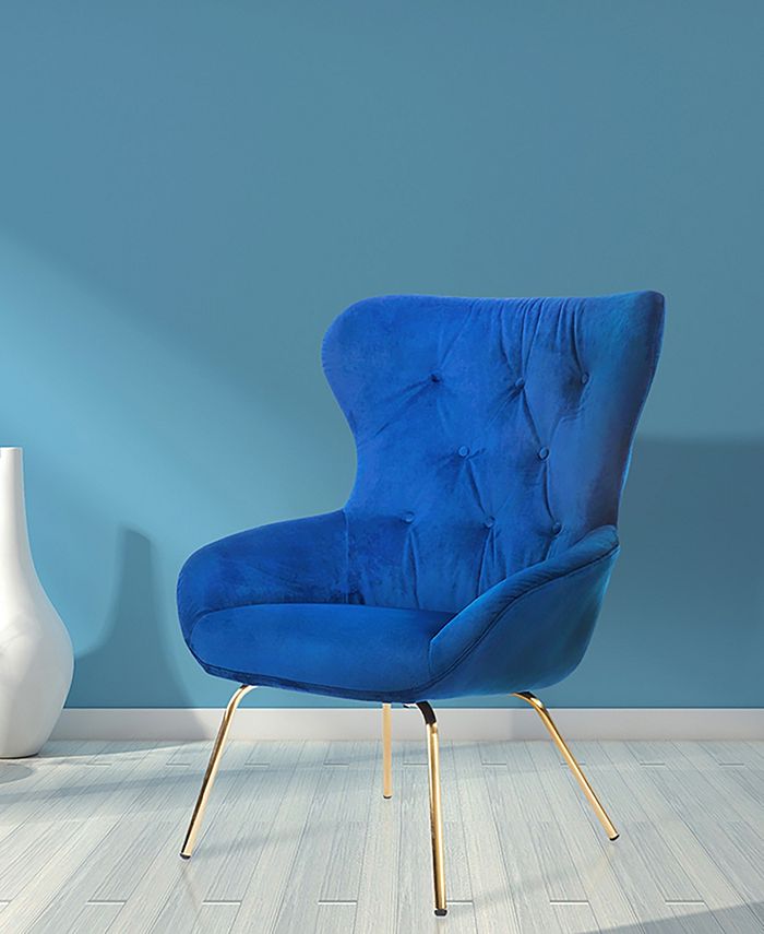 Furniture of America Gensler Tufted Accent Chair Macy's