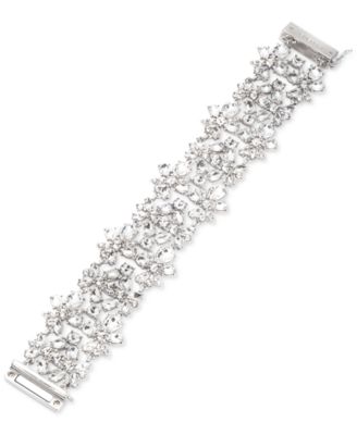 Givenchy - Silver-Tone Crystal Flex Bracelet