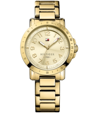 UPC 885997110884 product image for Tommy Hilfiger Women's Gold-Tone Stainless Steel Bracelet Watch 38mm 1781395 | upcitemdb.com