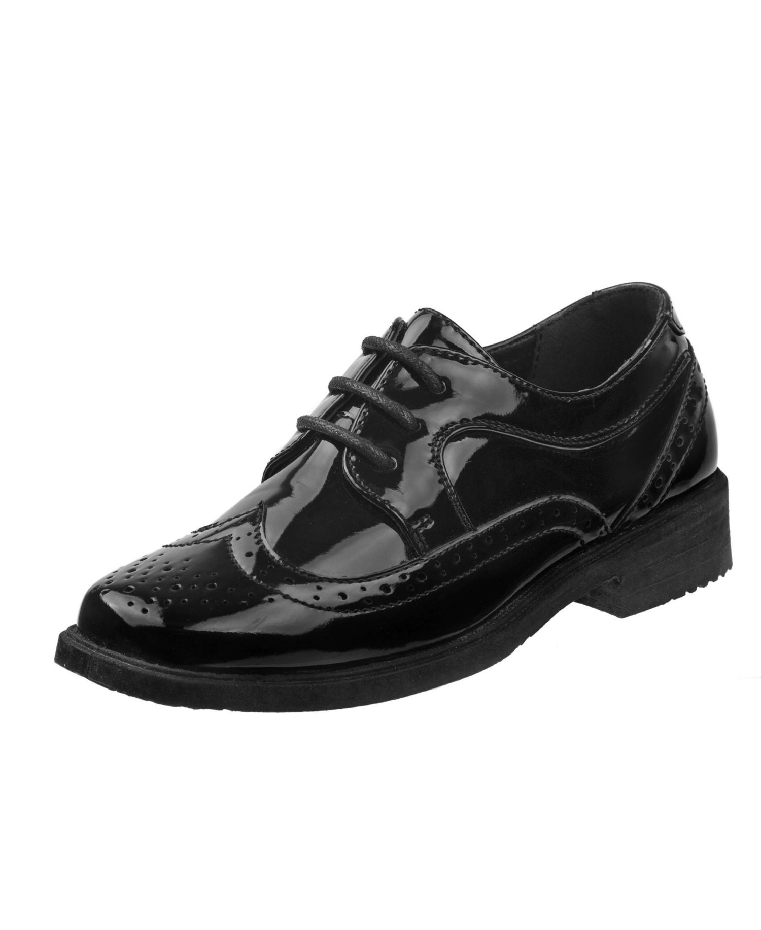 Little Boys 1 -13 Hook and Loop School Durable Comfort Fit Uniform Shoes