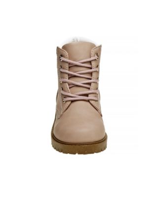 Big Girls Lace-Up Casual Boots