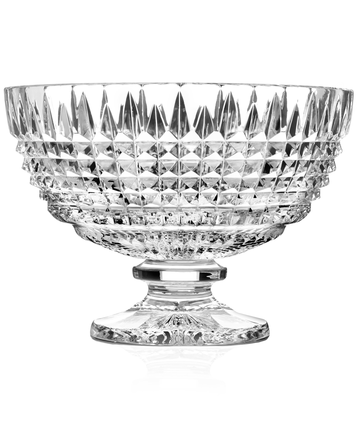 Master Craft Collection Lismore Diamond Footed Centerpiece