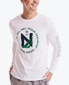Men's Ocean Challenge Logo Graphic Long-Sleeve T-Shirt