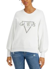 Beatrice Rhinestone-Logo Sweater