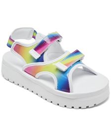 Big Girls Spot EVA Stay-Put Tie-Dye Casual Sandals from Finish Line