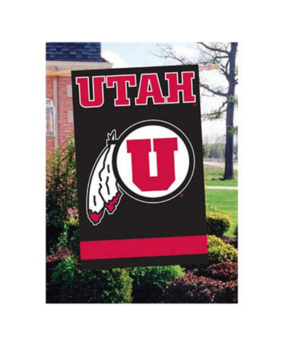Party Animal Utah Utes Applique House Flag