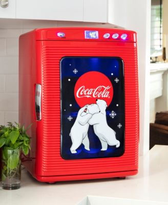 Koolatron Coca-Cola® Beverage Display Mini Fridge Cooler/Warmer 28 Can