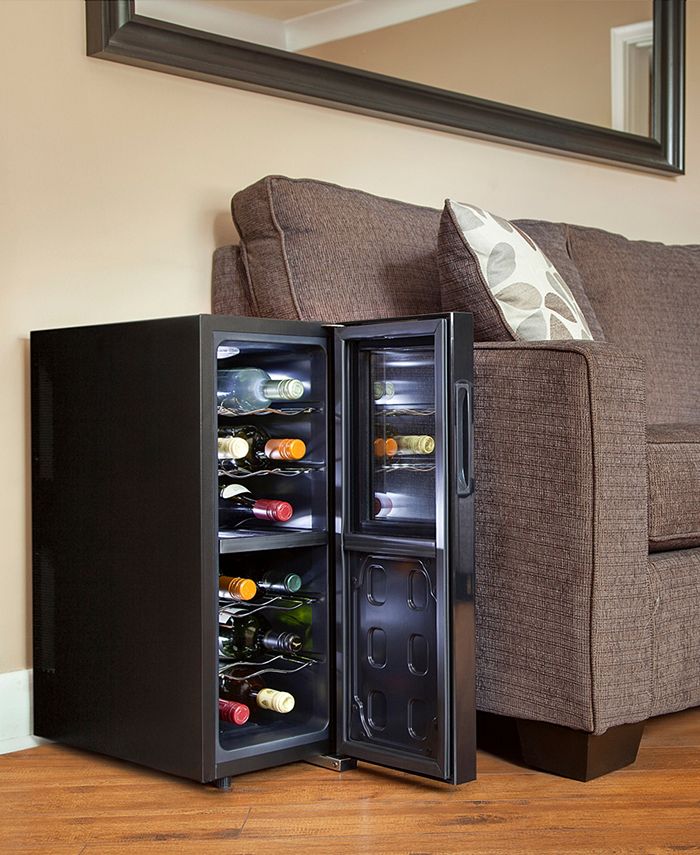 Koolatron Urban Series 12 Bottle Dual Zone Wine Cooler, 1.2' Cubic Macy's