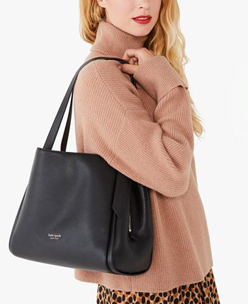 kate spade new york Knott Pebbled Leather Medium Satchel - Macy's