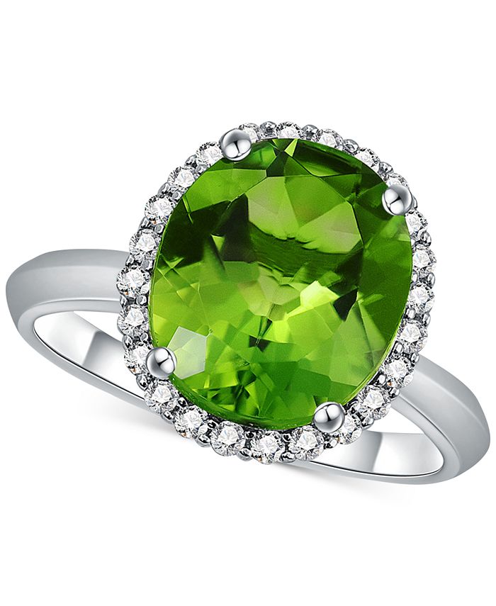 Macy's hotsell peridot ring