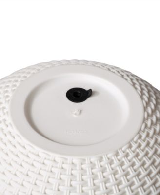 Solar Lighted Plastic Hanging Planter, 30"