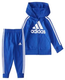 Baby Boys Zip Front French Terry Hooded Jacket and Jogger Pants, 2 Piece Set