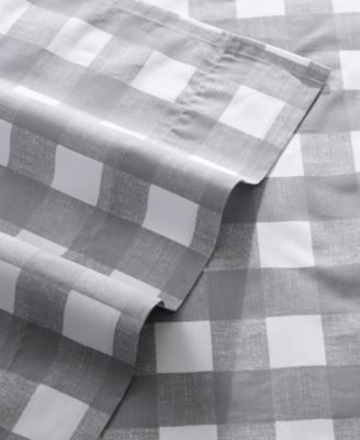 Printed 200-Thread Count Cotton Percale 4-Pc. Sheet Set, King