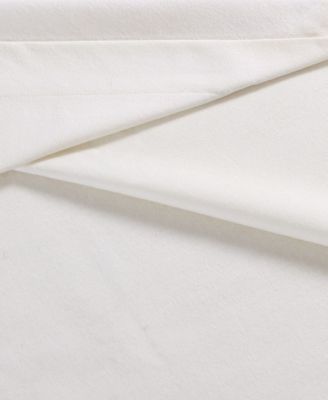 Solid 100% Cotton Brushed Flannel 4-Pc. Sheet Set, King