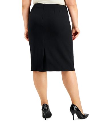 Kasper Plus Size Skimmer Skirt - Macy's